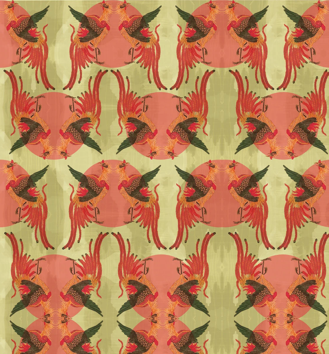Gallos · Papel tapiz
