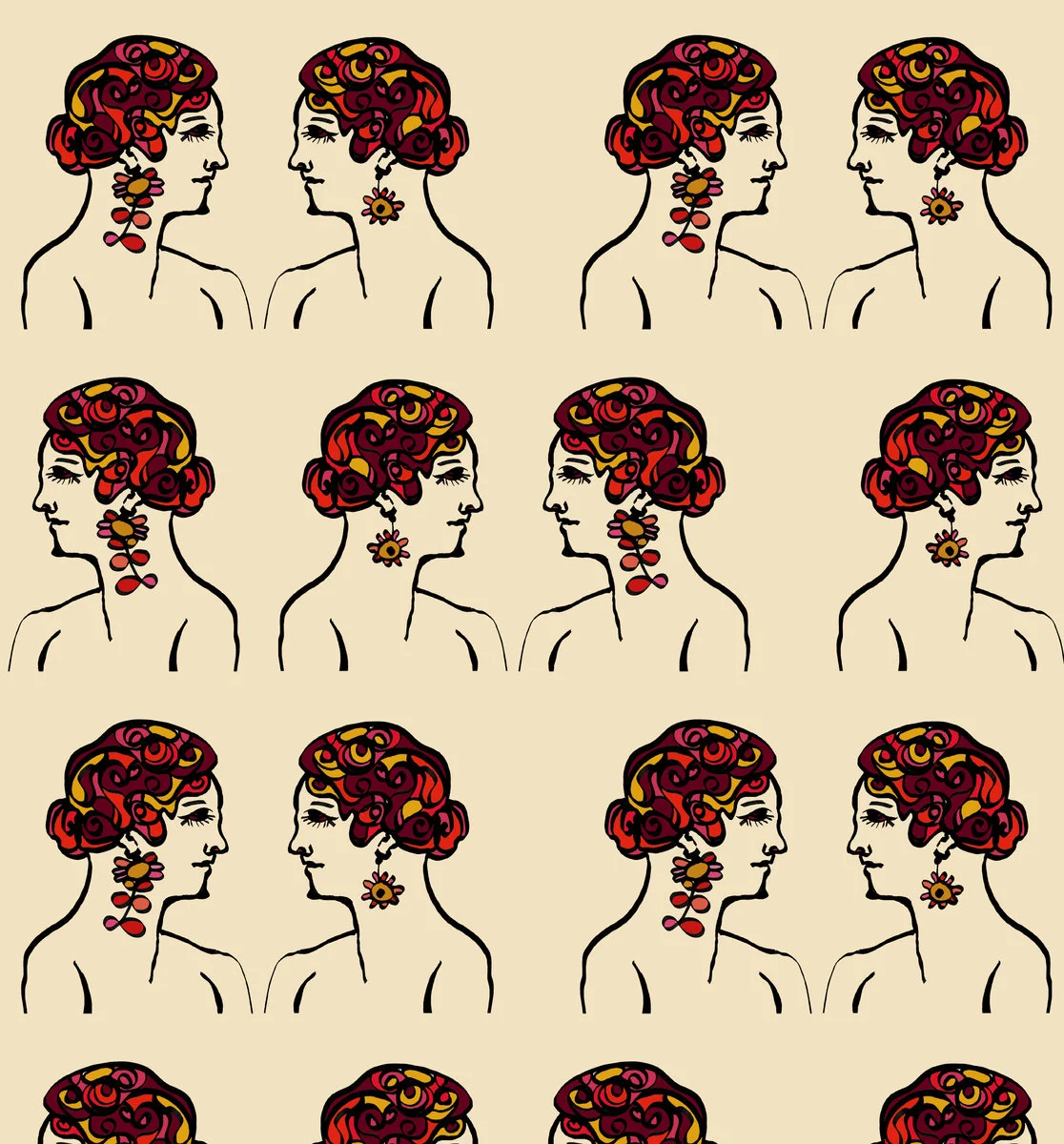 Guapas · Papel tapiz
